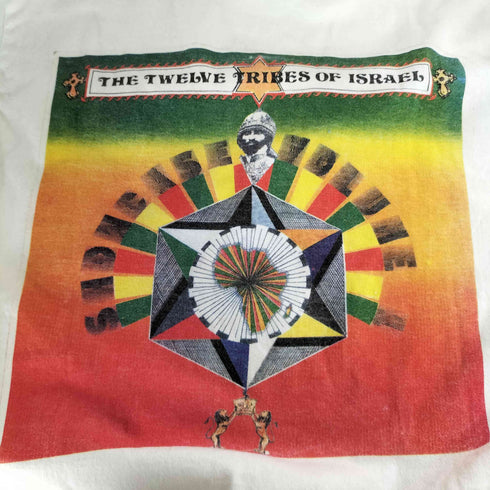 ワコマリア WACKO MARIA ORTHODOX 12 TRIBES OF ISRAEL 袖ロゴ バックプリント クルーネックTシャツ メンズ